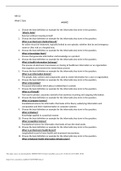 NR 512 week 2 quiz (100% correct solutions) | Download To Score An A Choose the best definition or example for the informatics key term in the question. What is Data? Processed information which places relationships in context Raw fact without meaning in 