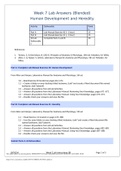 BIOS 256 Week 7 Lab: Human Development and Heredity | Download To Score An A