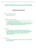 Exam 2 - NR305 / NR 305: Health Assessment for the Practicing RN (Latest 2022 / 2023) Chamberlain