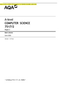 AQA A LEVEL COMPUTER SCIENCE PAPER 2 MS 2020