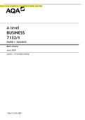 AQA A LEVEL PAPER 3 BUSINESS 3 MS 2020.