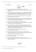 BIOS 256 Chapter 24, 25, 26 MT QCs | 100% Correct solutions CHAPTER 24 (Ch. 24, from the book) Digestion includes six basic processes, what are they? (Ch. 24, from the book) What is mechanical digestion, and how does it affect chemical digestion? (Ch. 24,