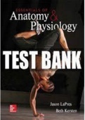 Essentials of Anatomy and Physiology 7th Edition Lapres Test Bank.