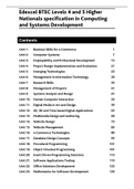 Edexcel BTEC Levels 4 and 5 Higher Nationals specification in Computing and Systems Development | 2022 latest update 