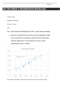 DAT 565 WEEK 5 REGRESSION MODELING