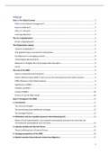 Samenvatting Internationaal Management (prof Sinnaeve Bernard, slides + eigen notities)