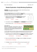 GIZMOS: Student Exploration: Hardy-Weinberg Equilibrium