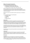 Samenvatting Minor Circulaire Economie