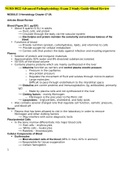 NURS 8022 Advanced Pathophysiology (Hematology-Blood Review) Exam 2 Study Guide 2021/2022