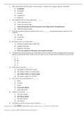  WCU, PHYSIOLOGY 261 Lab Final Study Guide 