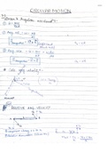 PHYSICS CBSE CHAPTER CIRCULAR MOTION 