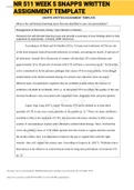 Exam (elaborations) NR 511 WEEK 5 SNAPPS WRITTEN ASSIGNMENT TEMPLATE 