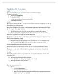 Samenvatting H14 circulatie & H15 ademhaling 10 voor Biologie