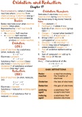 Grade 12 Redox and Galvanic Cells Notes (IEB syllabus)