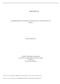 Other Nursing 350 COMPREHENSIVE HISTORY AND PHYSICAL EXAM WRITE UP Nursing 350 COMPREHENSIVE HISTORY AND PHYSICAL EXAM WRITE UP/Nursing 350 COMPREHENSIVE HISTORY AND PHYSICAL EXAM WRITE UP/Nursing 350 COMPREHENSIVE HISTORY AND PHYSICAL EXAM WRITE UP/Nursi