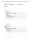 Theorie Cervicothoracale Regio (Prof. De Hertogh) 2e master