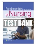 Fundamentals of Nursing 9th Edition by Taylor Lynn Bartlett Test Bank