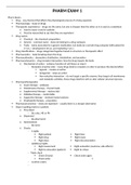 Nurs 305 - Exam 1 ReviewPHARM EXAM 1