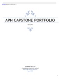 NR661 APN Capstone Practicum /capstone portfolio part 1