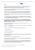 Exam (elaborations) BIO 171 Module 2 Exam (GRADED A -Questions & Answers)- Microbiology- Portage Learning BIO 171 Module 2 Exam Exam 2 1. True or False: As movement requires energy, metabolism can be defined as a controlled set of biochemical reactions th