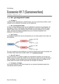 Hf 7: samenwerken (Economie Integraal vwo 5)