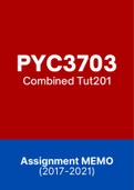 PYC3703 - Combined Tut201 & 202 Letters (2011-2021)