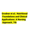 Test Bank For Nutritional Foundations and Clinical Applications A Nursing Approach, 7th Edition|Latest Update| All Chapters 