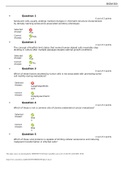 BIOM 500 Quiz 5 QUESTIONS WITH ANSWERS 2021/22 (WITH CORRECT SOLUTIOND)