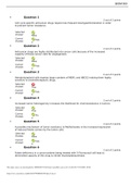 BIOM 500 Quiz 1,2,3,4,5,6,7&8 questions with answers 2021/22 100% latest  paper with correct solutions