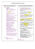 NR328/NR 328 Exam 1 Study Guide (Latest 2022/2023) Pediatric Nursing - Chamberlain College of Nursing