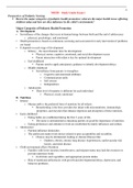 NR328/NR 328 Exam 1 Study Guide (Latest 2022/2023) Pediatric Nursing - Chamberlain College of Nursing