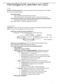 Samenvatting Herstelgericht werken en LSCI (geslaagd 1e zit)