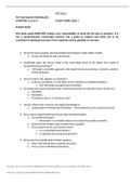 Exam (elaborations) PSY 352: HEALTH PSYCHOLOGY STUDY GUIDE: QUIZ 1 PSY 352 HEALTH PSYCHOLOGY CHAPTERS 1,3,6 & 8 STUDY GUIDE: QUIZ 1 PLEASE NOTE: This study guide DOES NOT replace your responsibility to study for the quiz in question. It is not a comprehen