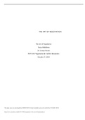 Essay BUS 526 Assignment 1 The Art of Negotiation – Strayer University | The Art of Negotiation Introduction Negotiations happen every day between major companies and some go well while others don’t have the same fate. There are several characteristics to