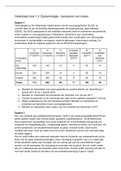 Oefentoets Blok 1.3: Epidemiologie -rekenen met maten