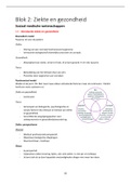 Blok 2 Kennis week 1 t/m week 9 samenvatting Ziekte en Gezondheid Bachelor 1