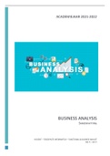 Volledige samenvatting business analysis