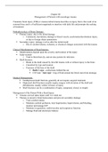 Medical Surgical Nursing chapter 68 notes