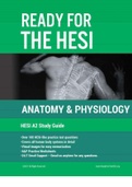 HESI A2 Anatomy and Physiology Study Guide