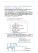 Integratie van methoden en oplossen van concrete vraagstellingen 