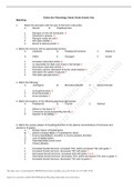 Endocrine Physiology Study Guide Answer Key Matching: 1. Match the descriptor with the type of hormone it describes.  A. Steroid B. Peptide/protein 1. Receptor on the cell membrane  B 2. Dissolved in plasma  B 3. Receptor inside the cell A 4. Not water-so