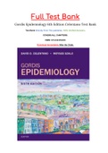 Gordis Epidemiology 6th Edition Celentano Test Bank