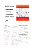 Summary  Electric Circuits - ALL CIRCUIT ANALYSIS TECHNIQUES