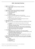 Chamberlain College of NursingNR 503NR 503_Final Exam Study Guide 2022