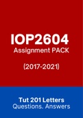 IOP2604 - Assignment PACK (2017-2021)