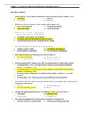 NSG5003 Week 9 Study Guide- Neuro quiz with answers already graded 