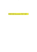 ECON1580 Discussion POST UNIT 3| All New | GRADED  A+| 20202021|