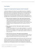 NURS 3230 #3 Case study on Preschooler- University of Houston