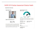 NURS 3315 Cardiac Assessment Shadow Health 