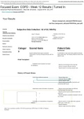 Focused Exam: COPD - Week 12 Results | Turned In  Advanced Pharmacotherapeutics , nurs_615